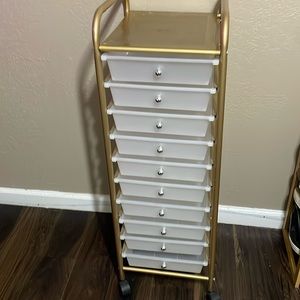 Ten drawer stand on wheels